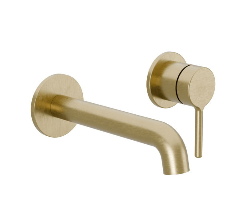 Excellent Delta Pi bateria umywalkowa podtynkowa złoty szczotkowany AREX.1213GB