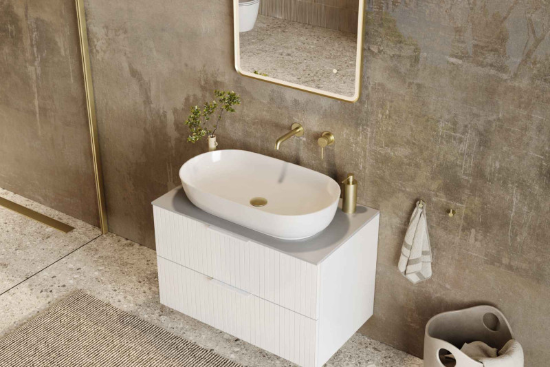 Excellent Delta Pi bateria umywalkowa podtynkowa złoty szczotkowany AREX.1213GB