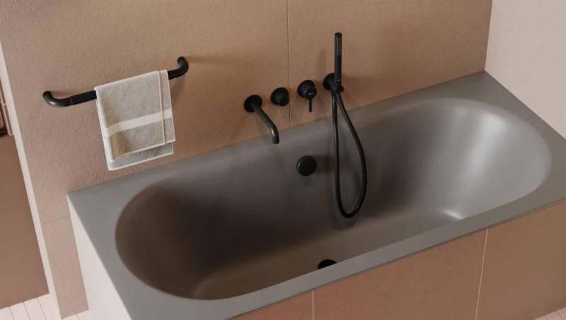 Excellent Loka słuchawka prysznicowa okrągła czarny mat AREX.SH.023BL