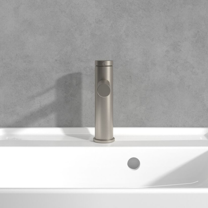 Villeroy&Boch Loop&Friends bateria umywalkowa bez korka nikiel szczotkowany TVW10610315364