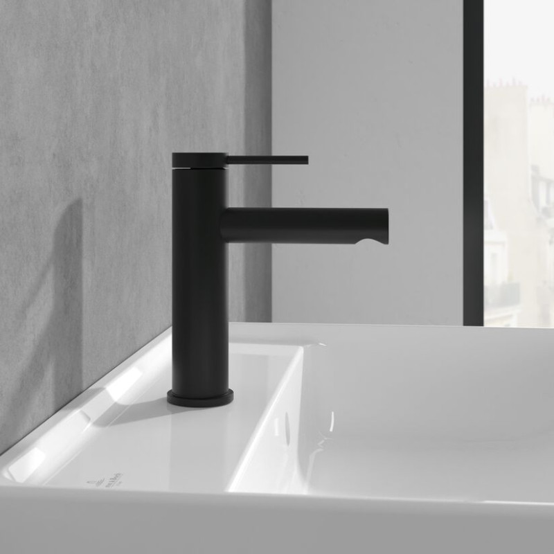 Villeroy&Boch Loop&Friends bateria umywalkowa bez korka czarny matowy TVW106103153K5