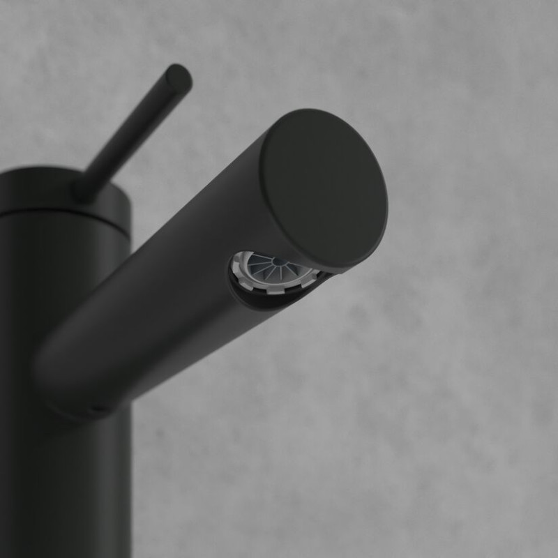 Villeroy&Boch Loop&Friends bateria umywalkowa bez korka czarny matowy TVW106103153K5