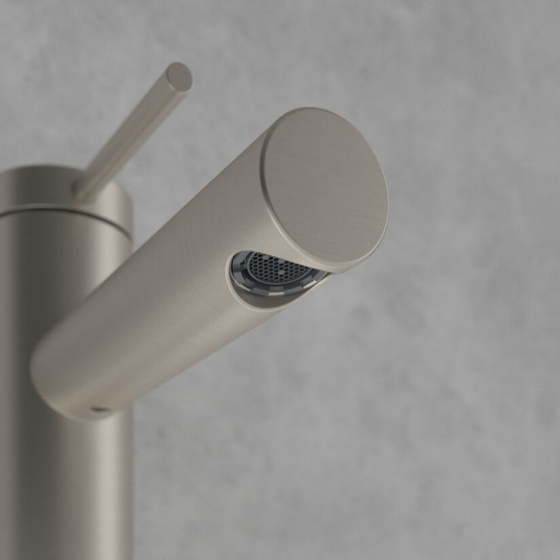 Villeroy&Boch Loop&Friends bateria umywalkowa z korkiem automatycznym nikiel szczotkowany TVW10610215364