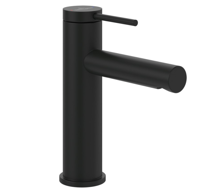 Villeroy&Boch Loop&Friends bateria umywalkowa z korkiem automatycznym czarny matowy TVW106102153K5