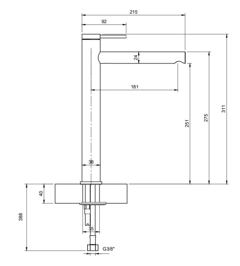Villeroy&Boch Loop&Friends bateria umywalkowa wysoka nikiel szczotkowany TVW10610615364