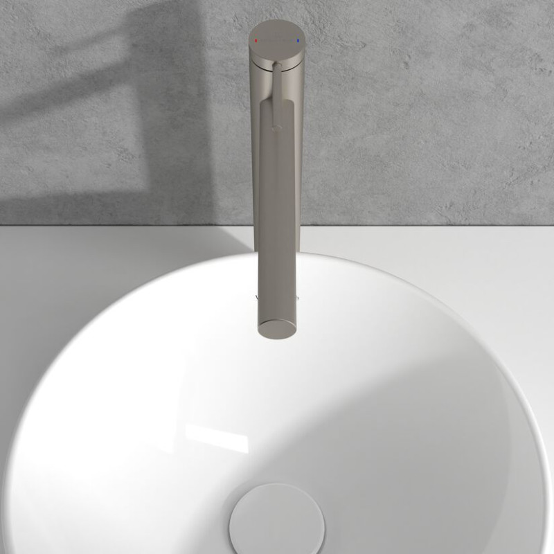 Villeroy&Boch Loop&Friends bateria umywalkowa wysoka nikiel szczotkowany TVW10610615364