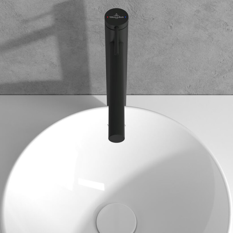 Villeroy&Boch Loop&Friends bateria umywalkowa wysoka czarny matowy TVW106106153K5