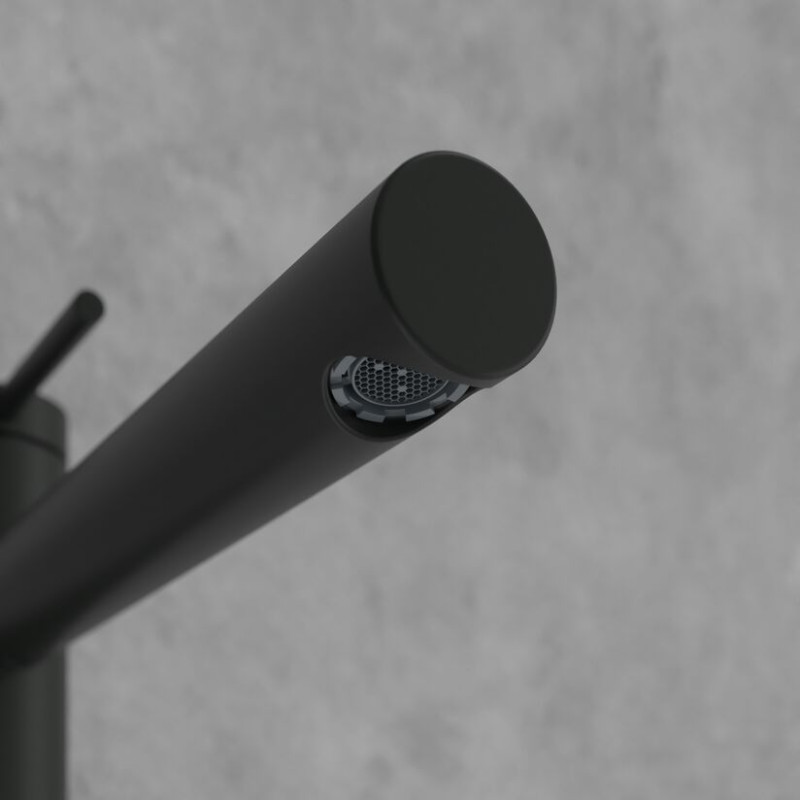 Villeroy&Boch Loop&Friends bateria umywalkowa wysoka czarny matowy TVW106106153K5