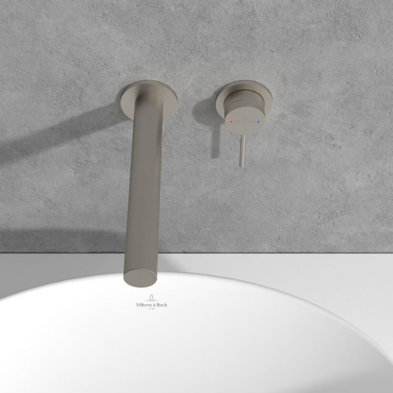 Villeroy&Boch Loop&Friends bateria umywalkowa podtynkowa nikiel szczotkowany TVZ10601000064