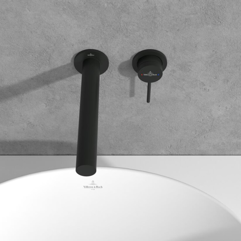 Villeroy&Boch Loop&Friends bateria umywalkowa podtynkowa czarny matowy TVZ106010000K5