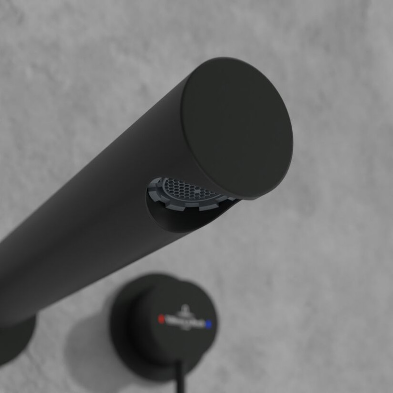 Villeroy&Boch Loop&Friends bateria umywalkowa podtynkowa czarny matowy TVZ106010000K5