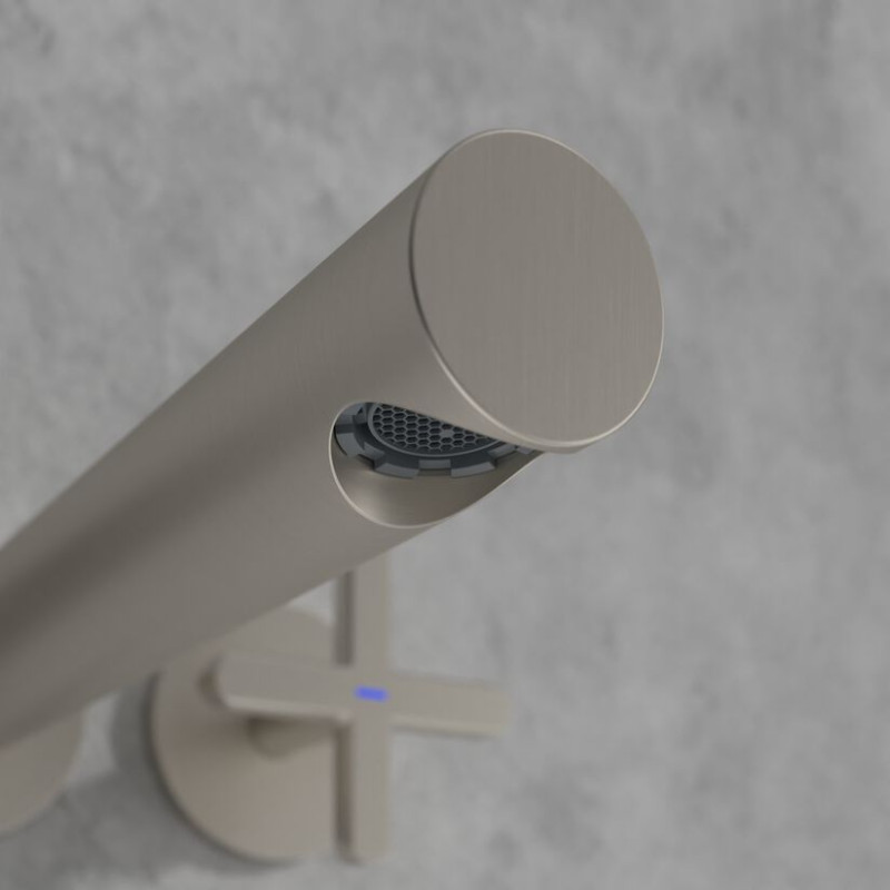 Villeroy&Boch Loop&Friends trzyotworowa bateria umywalkowa podtynkowa nikiel szczotkowany TVZ10601200064