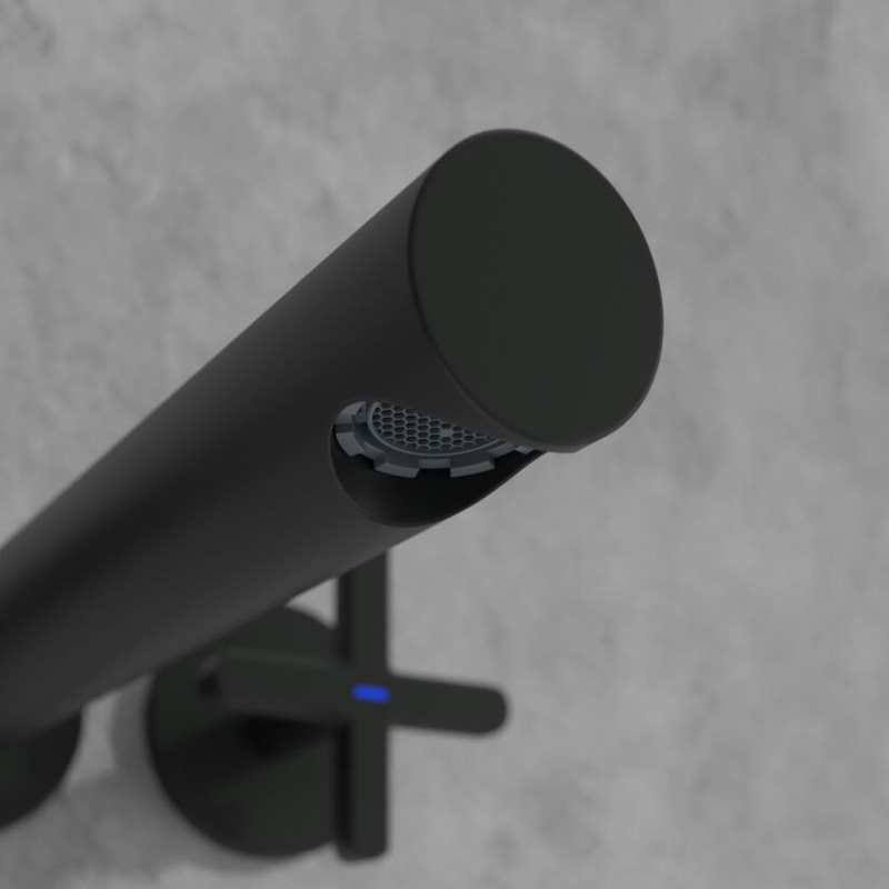 Villeroy&Boch Loop&Friends trzyotworowa bateria umywalkowa podtynkowa czarny matowy TVZ106012000K5