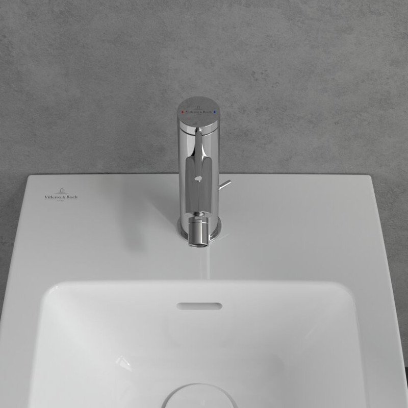 Villeroy&Boch Loop&Friends bateria bidetowa z korkiem automatycznym chrom połysk TVB10620115361