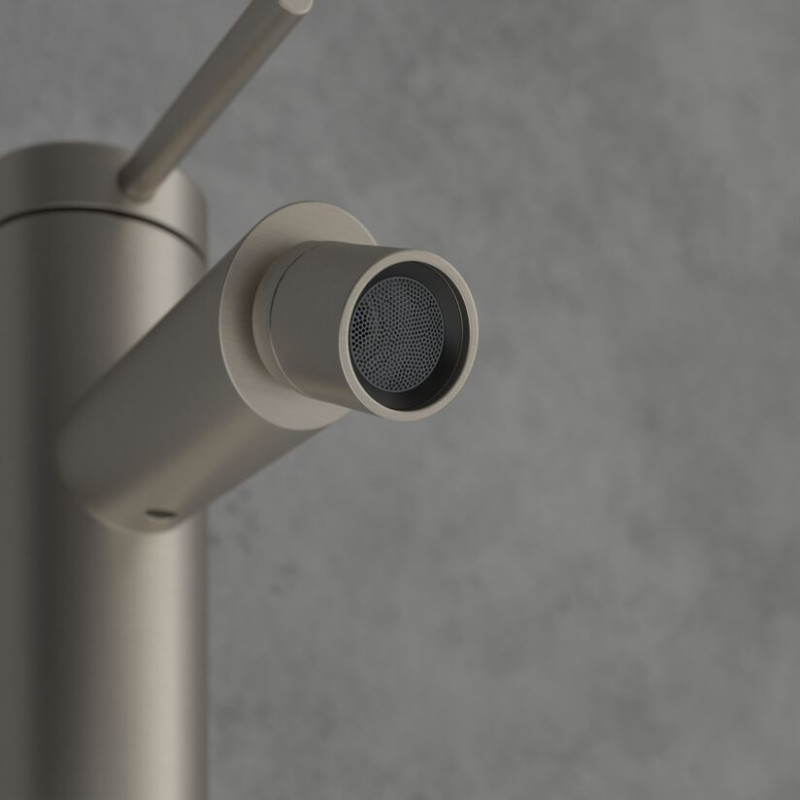 Villeroy&Boch Loop&Friends bateria bidetowa z korkiem automatycznym nikiel szczotkowany TVB10620115364