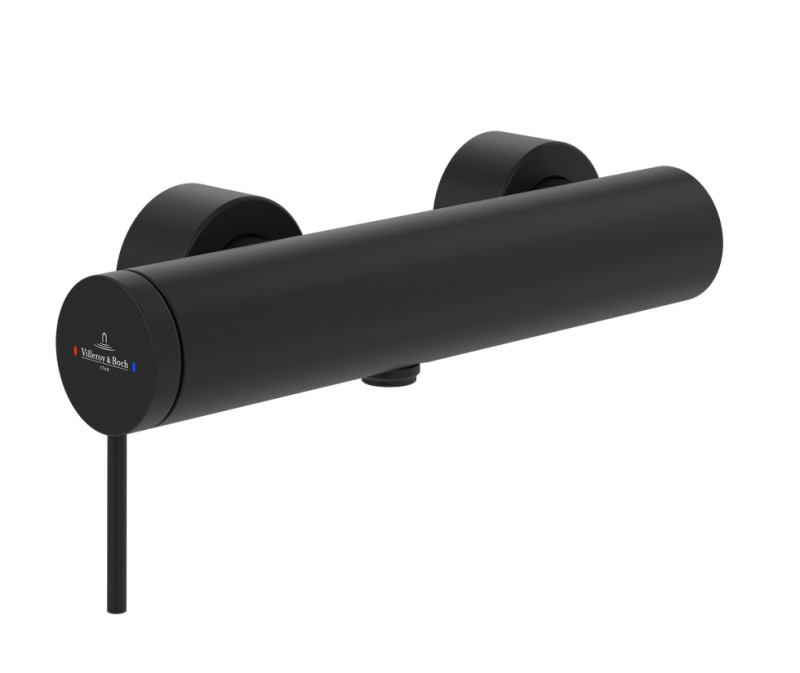 Villeroy&Boch Loop&Friends bateria prysznicowa ścienna czarny matowy TVS106301153K5