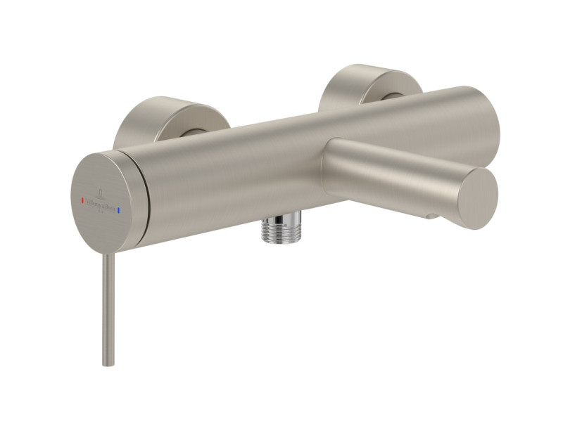 Villeroy&Boch Loop&Friends bateria wannowa ścienna nikiel szczotkowany TVT10650115364