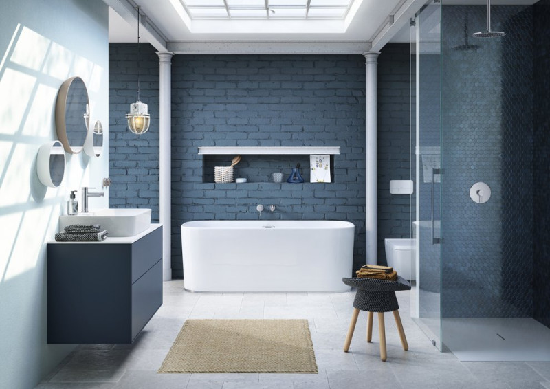 Villeroy&Boch Loop&Friends bateria prysznicowa podtynkowa chrom połysk TVS10635211361