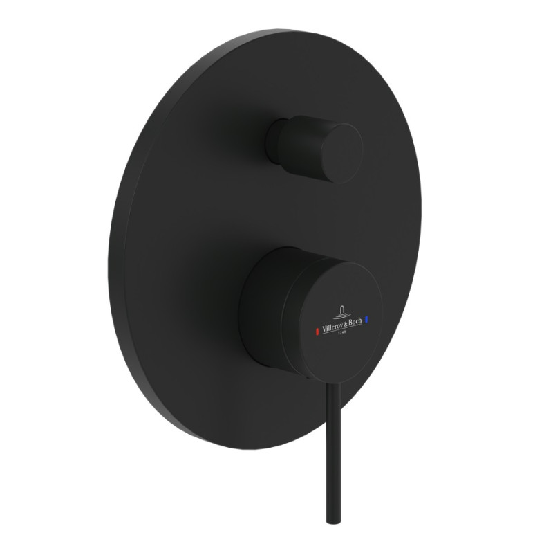 Villeroy&Boch Loop&Friends bateria wannowo-prysznicowa podtynkowa czarny matowy TVS106353113K5