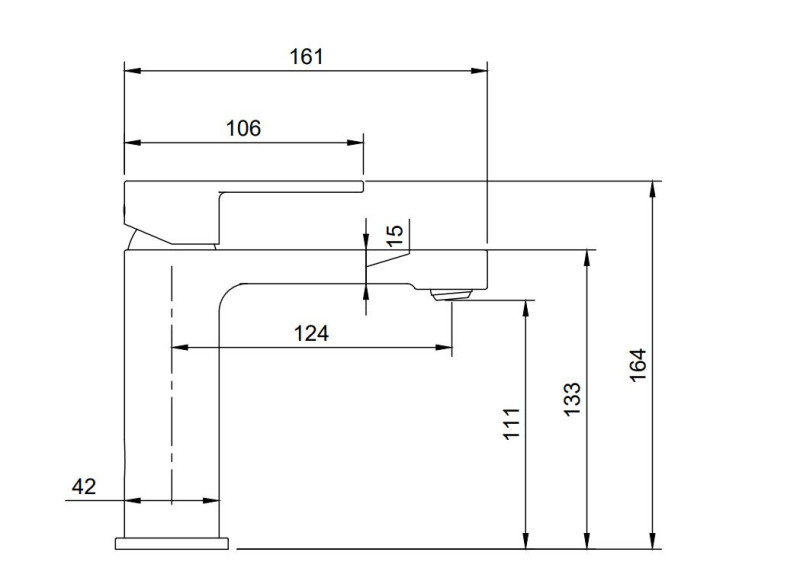 Villeroy&Boch Architectura bateria umywalkowa z korkiem automatycznym chrom połysk TVW10300400061