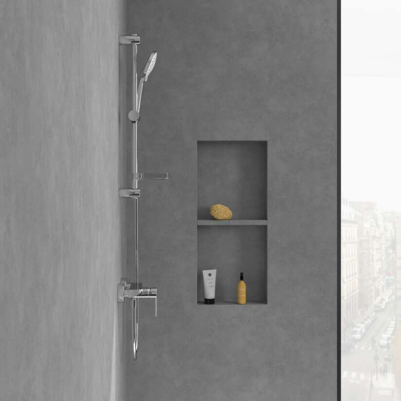 Villeroy&Boch Architectura bateria prysznicowa ścienna chrom połysk TVS10300100061