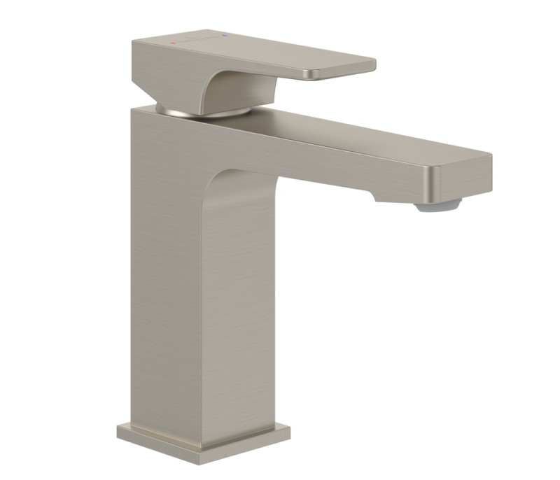 Villeroy&Boch Architectura Square bateria umywalkowa z korkiem automatycznym nikiel szczotkowany TVW12500100064