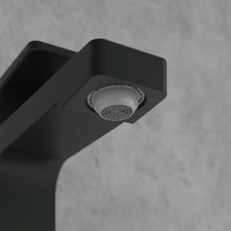 Villeroy&Boch Architectura Square bateria umywalkowa bez korka czarny matowy TVW125004000K5