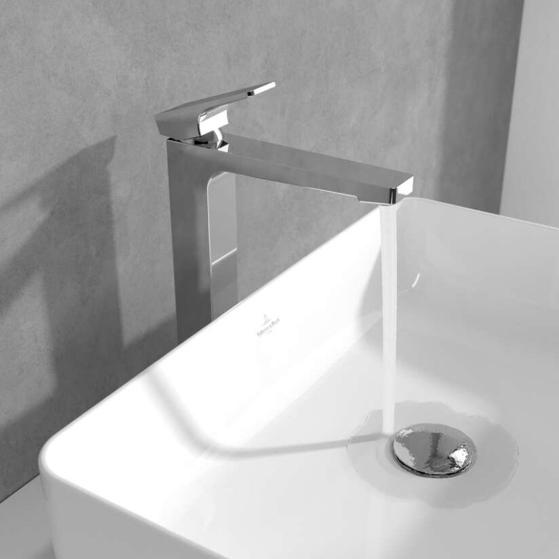 Villeroy&Boch Architectura Square bateria umywalkowa wysoka chrom połysk TVW12500200061