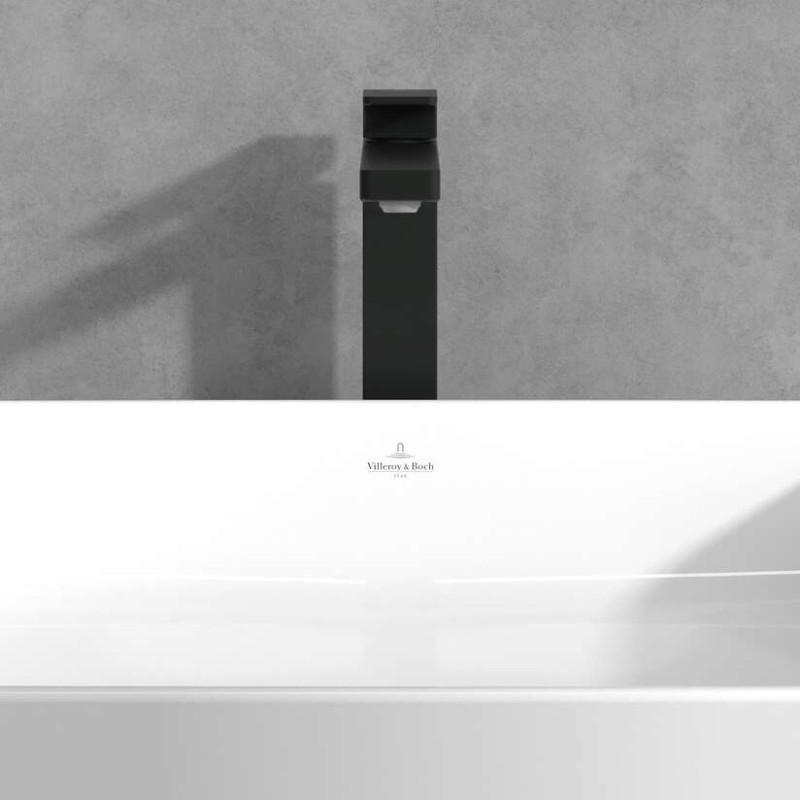 Villeroy&Boch Architectura Square bateria umywalkowa wysoka czarny matowy TVW125002000K5