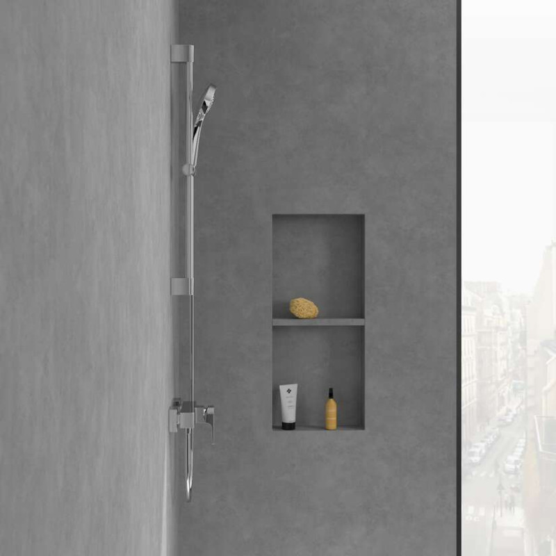 Villeroy&Boch Architectura Square bateria prysznicowa ścienna chrom połysk TVS12500100061