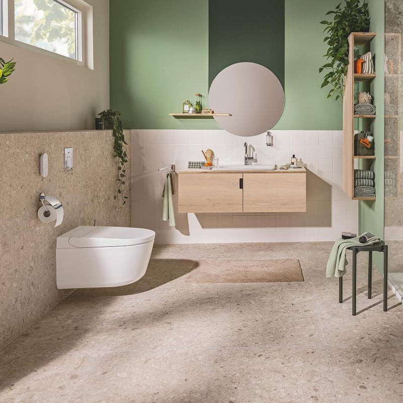 Grohe Sensia Pro toaleta myjąca muszla PowerFlush Triple Vortex z deską biel alpejska 36508SH0