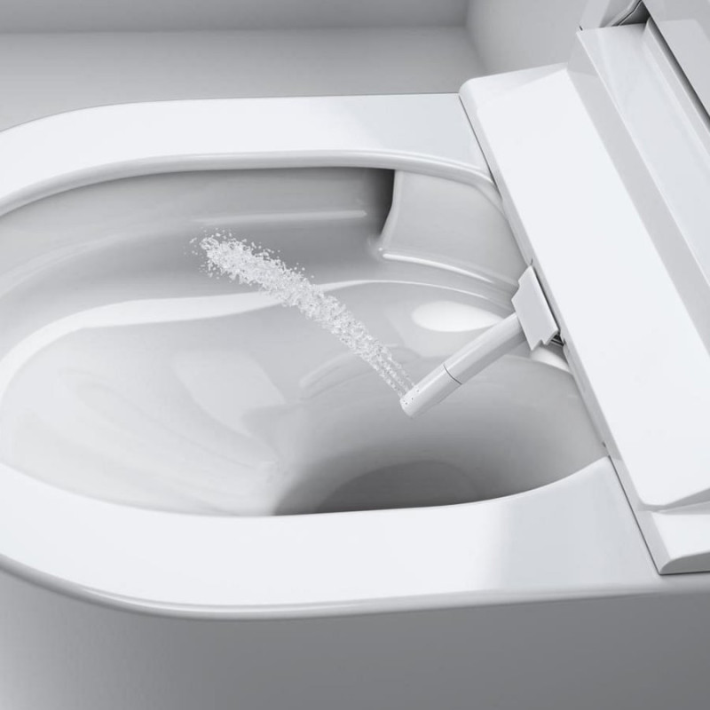Grohe Sensia Pro toaleta myjąca muszla PowerFlush Triple Vortex z deską biel alpejska 36508SH0