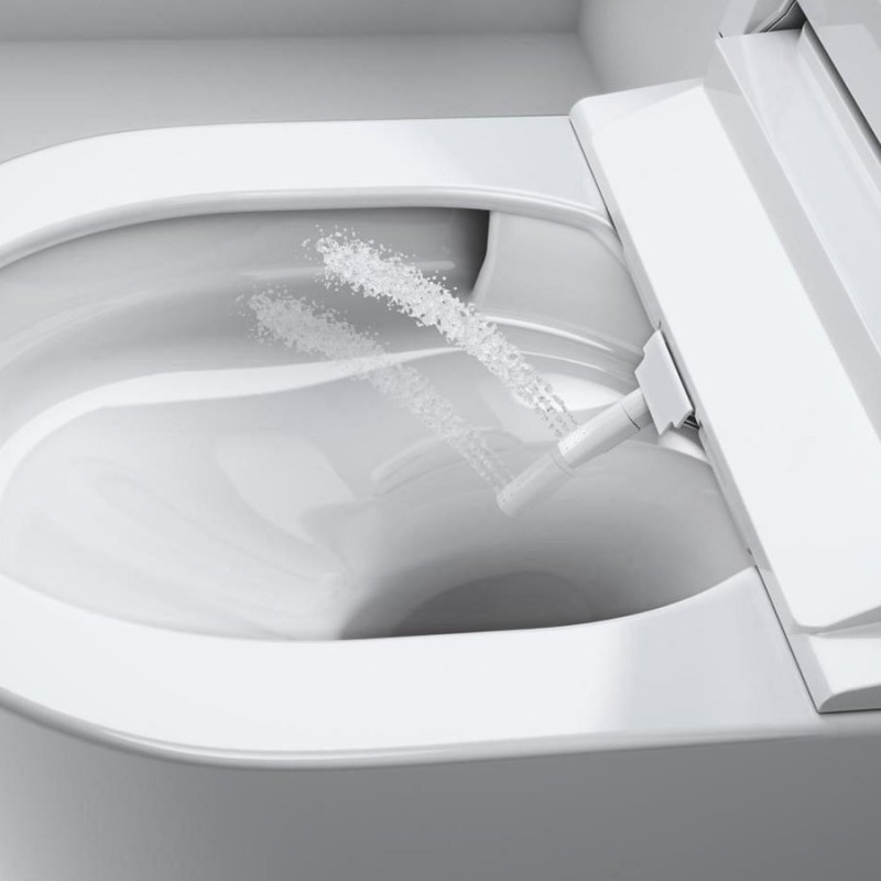 Grohe Sensia Pro toaleta myjąca muszla PowerFlush Triple Vortex z deską biel alpejska 36508SH0