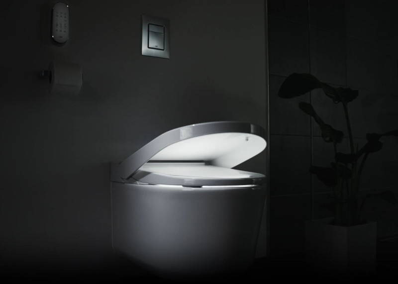 Grohe Sensia Pro toaleta myjąca muszla PowerFlush Triple Vortex z deską biel alpejska 36508SH0