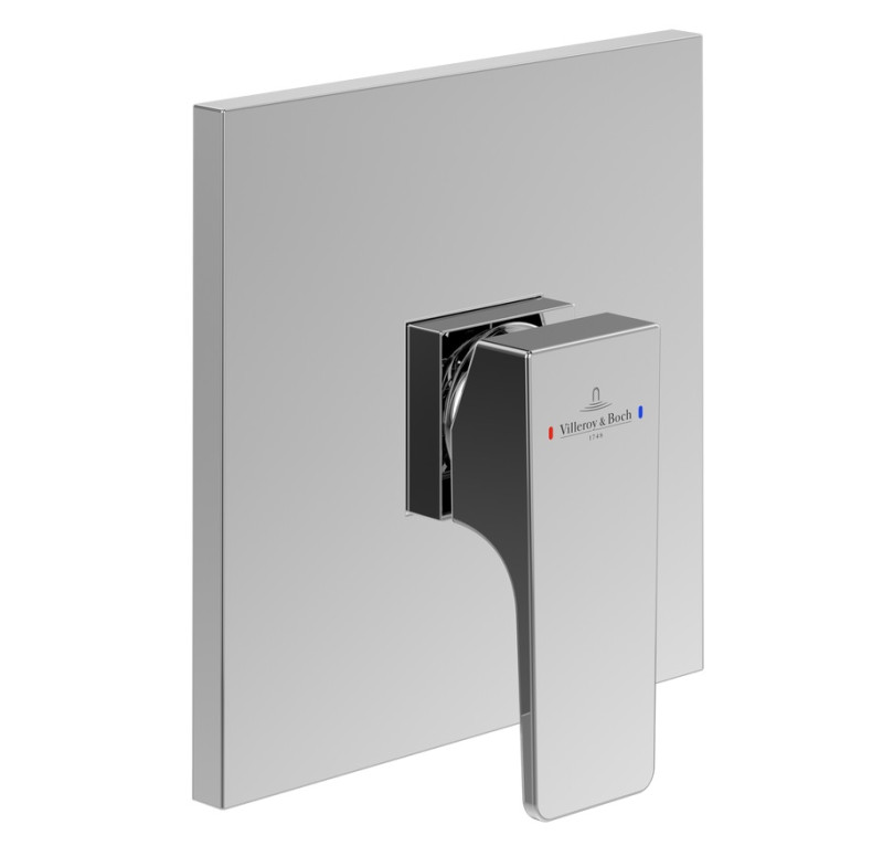 Villeroy&Boch Architectura Square bateria prysznicowa podtynkowa chrom połysk TVS12500200061