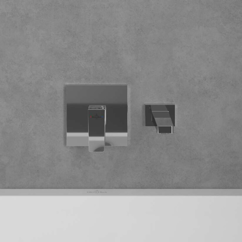 Villeroy&Boch Architectura Square bateria prysznicowa podtynkowa chrom połysk TVS12500200061