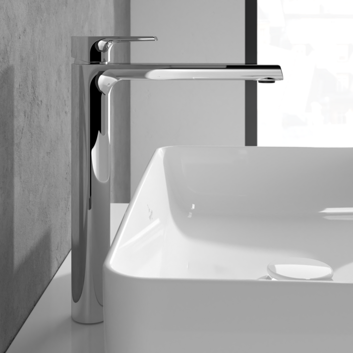 Villeroy&Boch Liberty bateria umywalkowa wysoka bez korka chrom połysk TVW10700600061