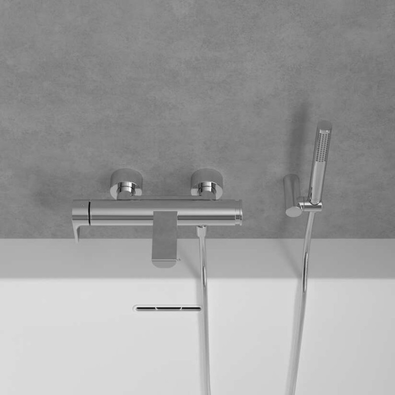 Villeroy&Boch Liberty bateria wannowa ścienna chrom połysk TVT10700100061