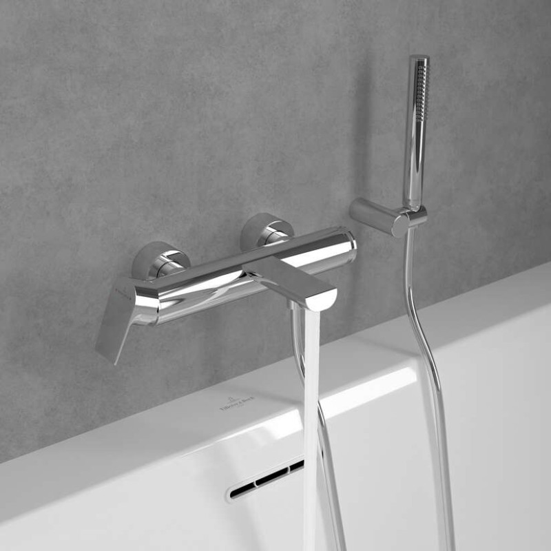 Villeroy&Boch Liberty bateria wannowa ścienna chrom połysk TVT10700100061