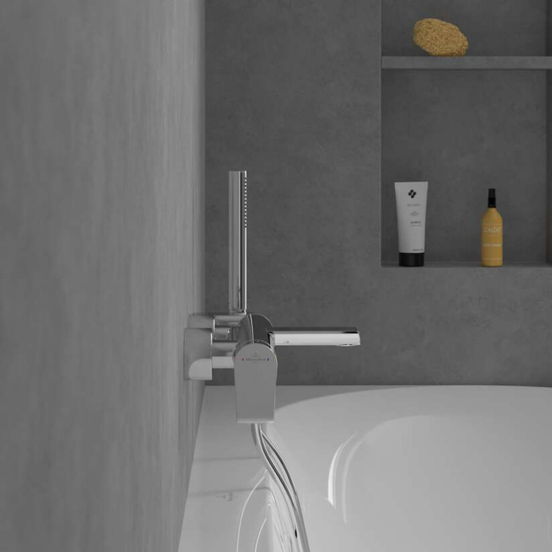 Villeroy&Boch Liberty bateria wannowa ścienna chrom połysk TVT10700100061