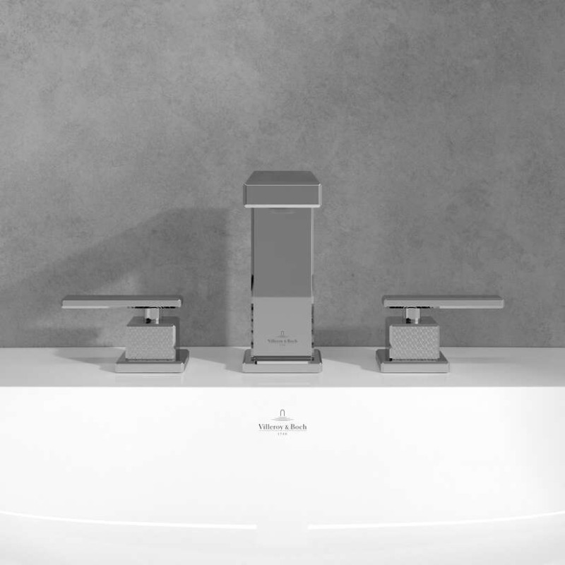 Villeroy&Boch Mettlach bateria umywalkowa trzyotworowa chrom połysk TVW12600200061