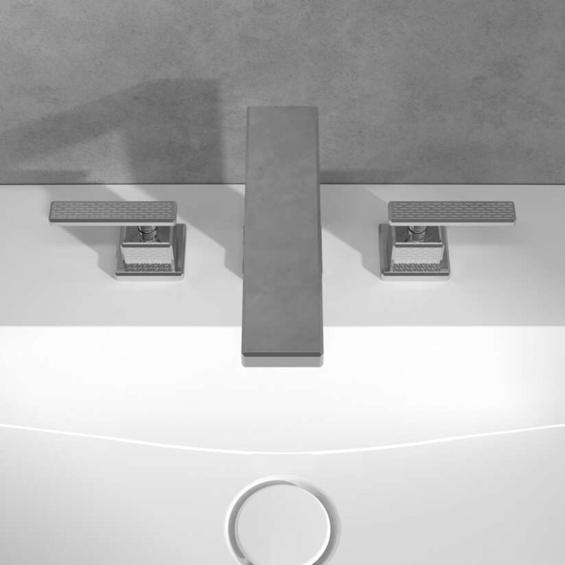 Villeroy&Boch Mettlach bateria umywalkowa trzyotworowa chrom połysk TVW12600200061