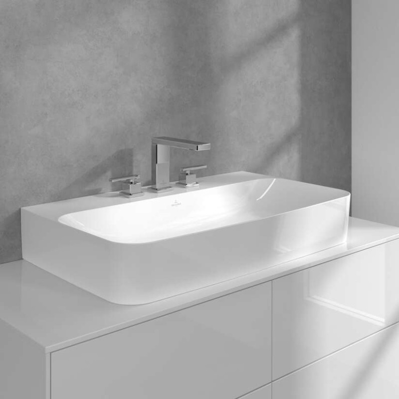 Villeroy&Boch Mettlach bateria umywalkowa trzyotworowa chrom połysk TVW12600200061