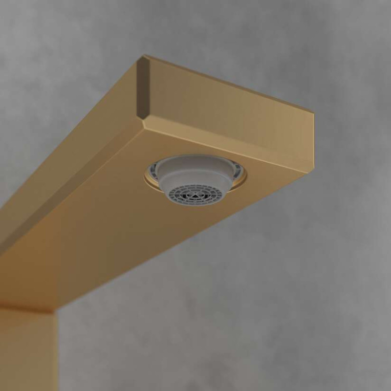 Villeroy&Boch Mettlach bateria umywalkowa trzyotworowa złoty szczotkowany TVW12600200076