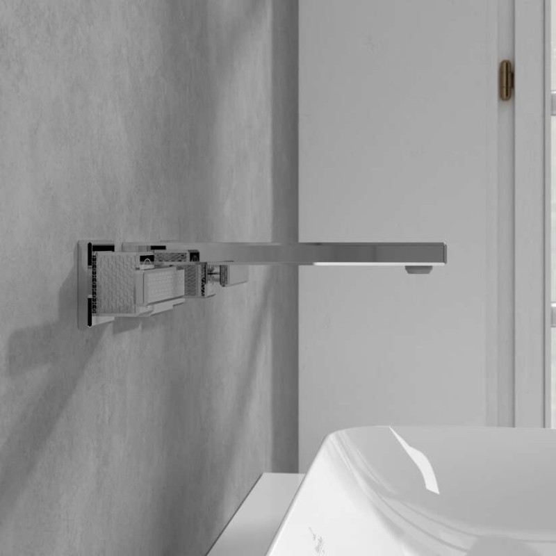 Villeroy&Boch Mettlach bateria umywalkowa podtynkowa trzyotworowa chrom połysk TVW12600400061