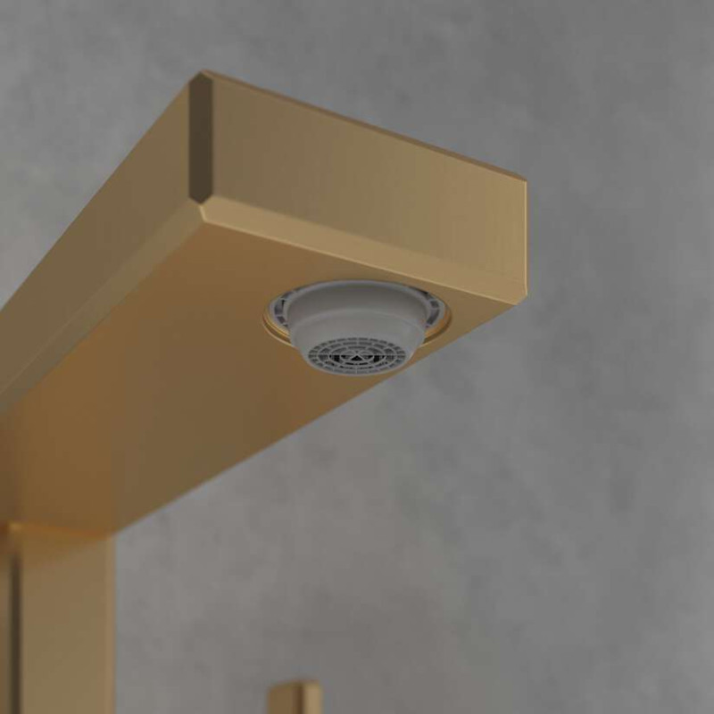 Villeroy&Boch Mettlach bateria umywalkowa bez korka złoty szczotkowany TVW12600100076