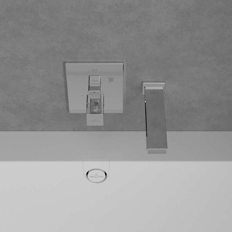 Villeroy&Boch Mettlach wylewka wannowa chrom połysk TVW12600500061