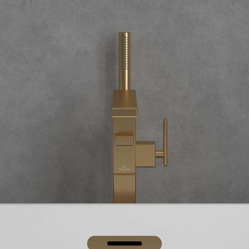 Villeroy&Boch Mettlach bateria wannowa wolnostojąca złoty szczotkowany TVT12600300076