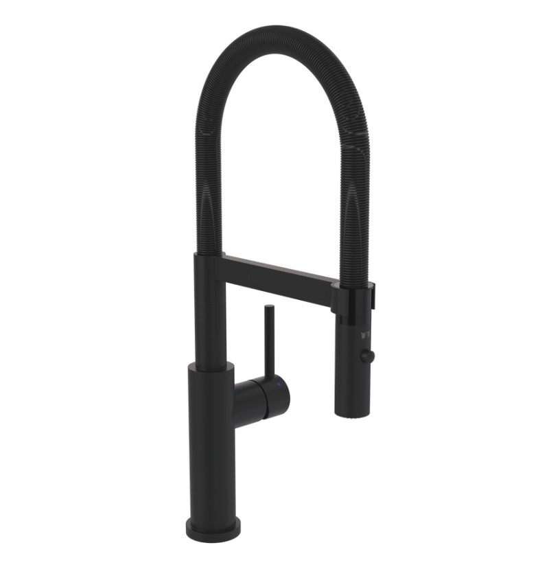 Villeroy&Boch Steel Expert 2.0 bateria kuchenna z elastyczną wylewką czarny mat 92800006