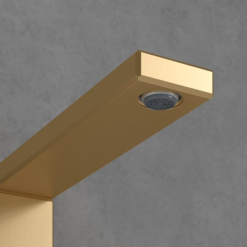 Villeroy&Boch Mettlach bateria wannowa czterootworowa złoty szczotkowany TVT12600200076